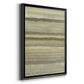 Lines in Neutral II - Modern Framed Canvas Print