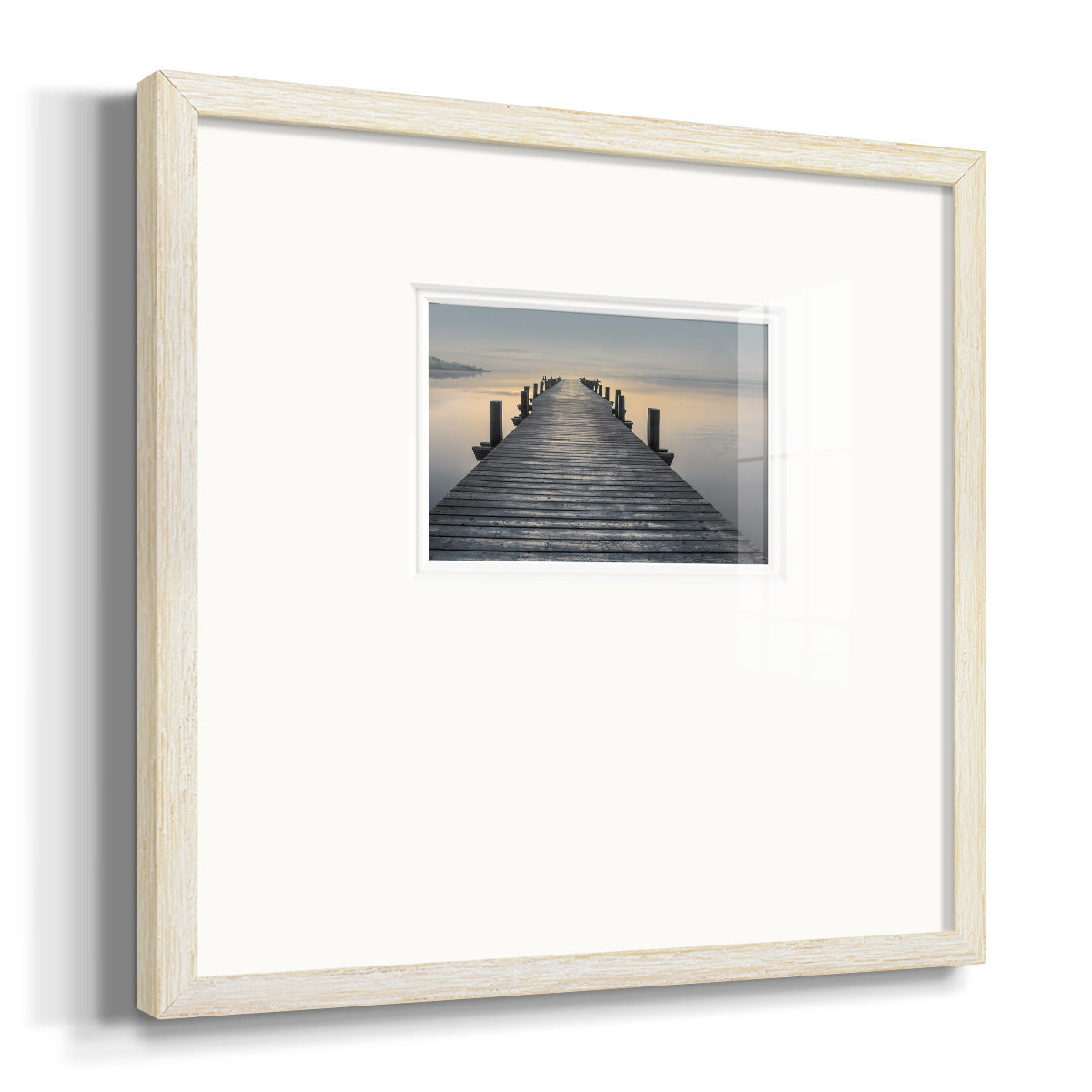 Sun Down - Double Matboard Framed Print