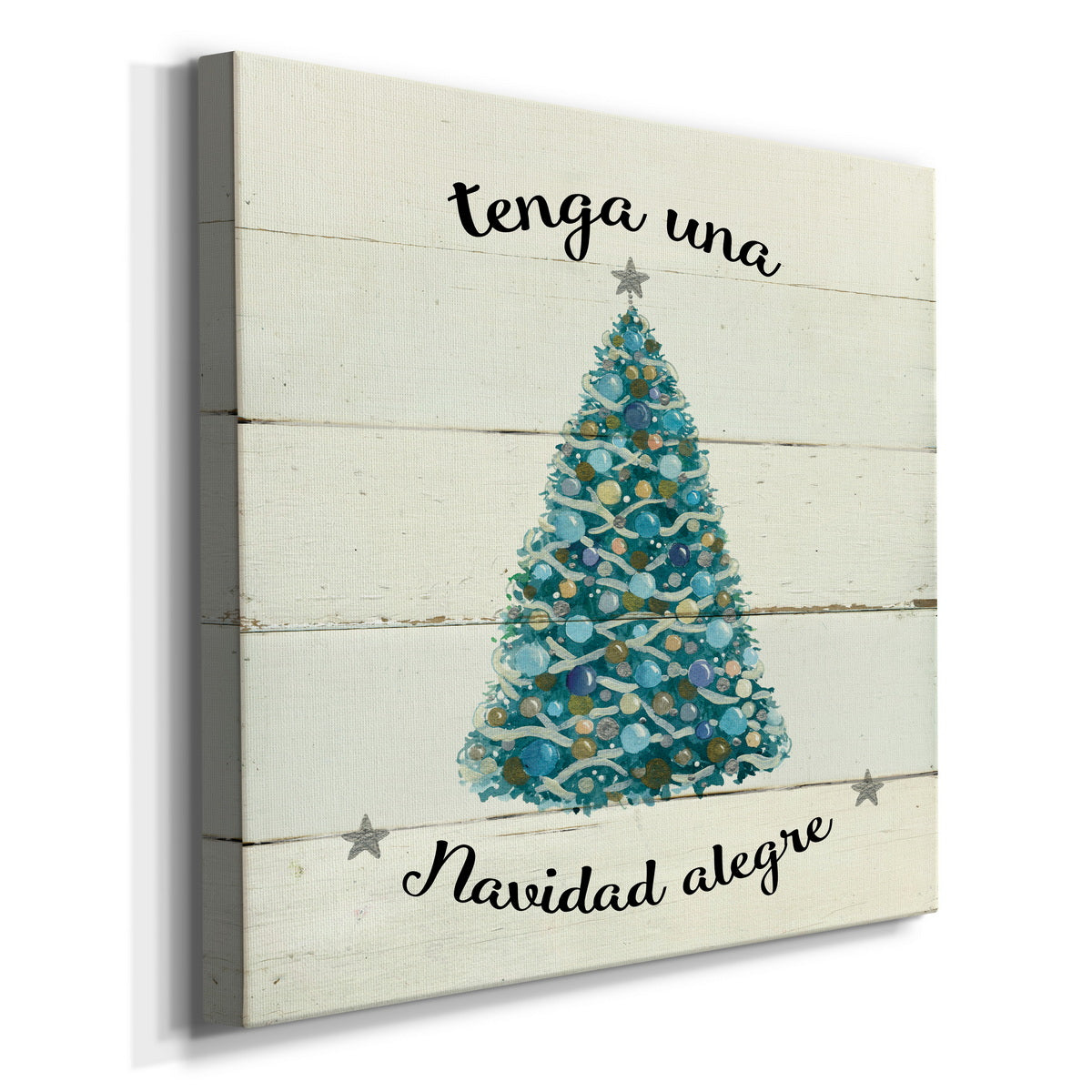 Navidad alegre-Premium Gallery Wrapped Canvas - Ready to Hang