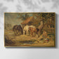 The Midday Meal, 1835 - Floater Framed Canvas Print