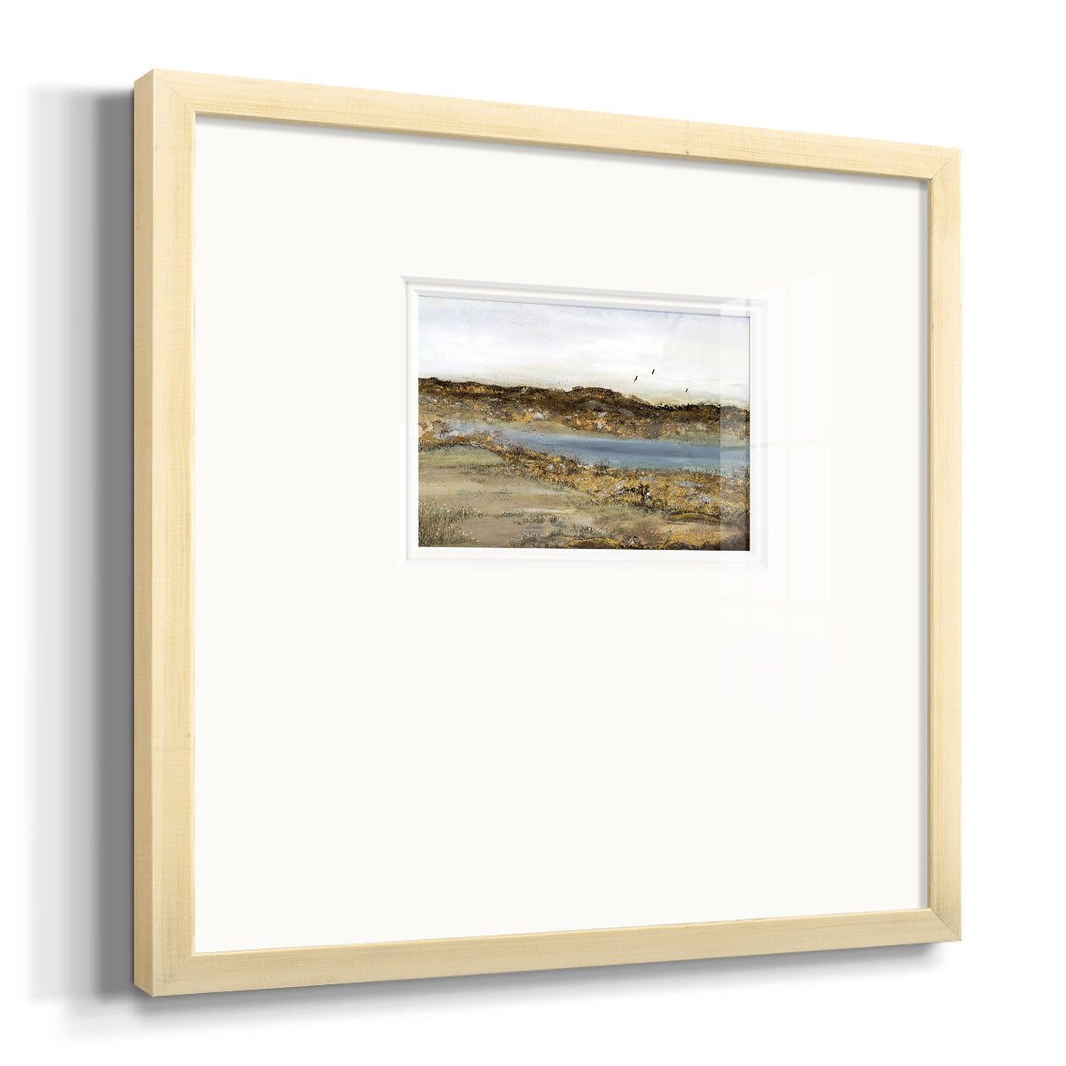 RETREATING WITHIN Premium Framed Print Double Matboard