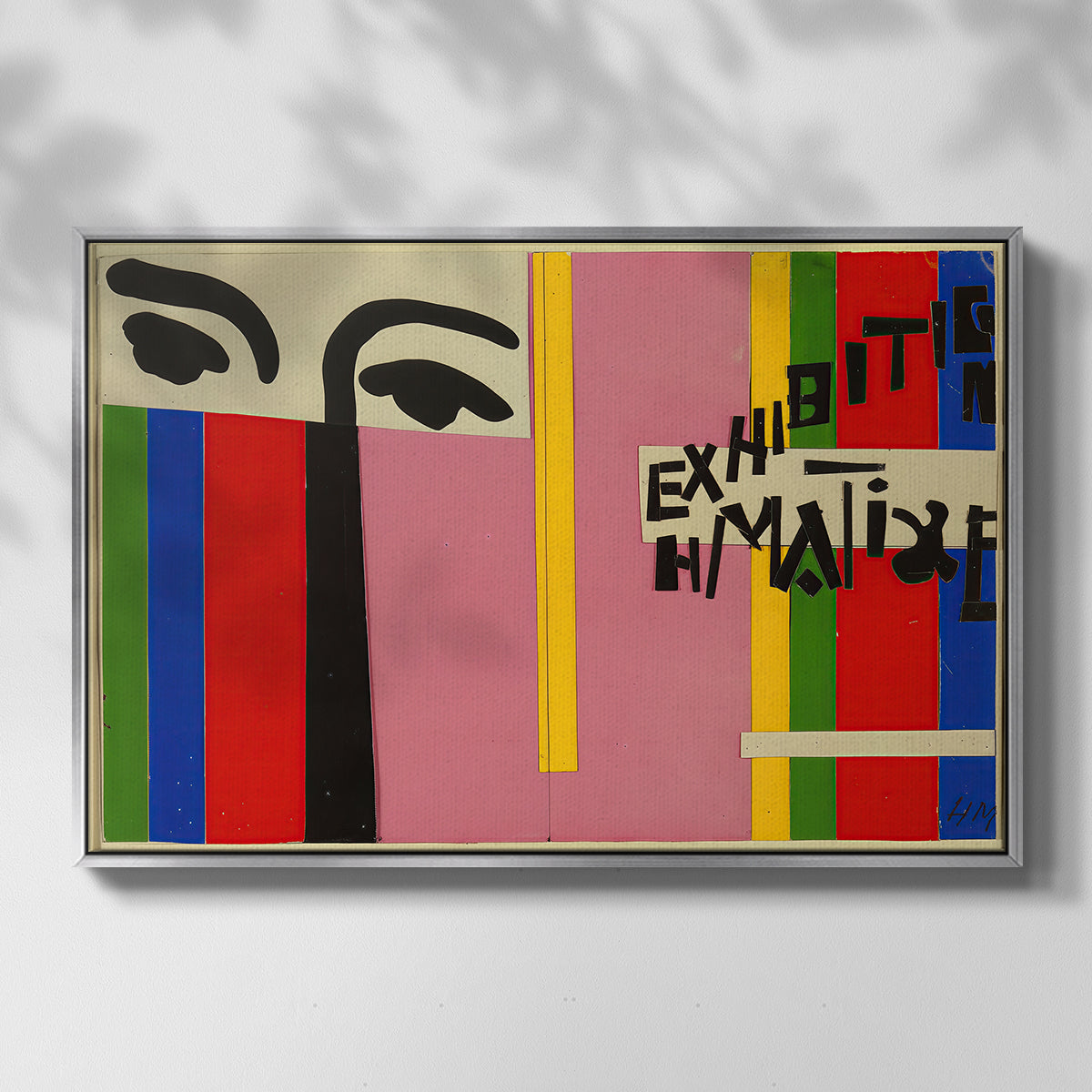 Design for Cover of Exhibition Catalogue, 1951 - Floater Framed Canvas Print