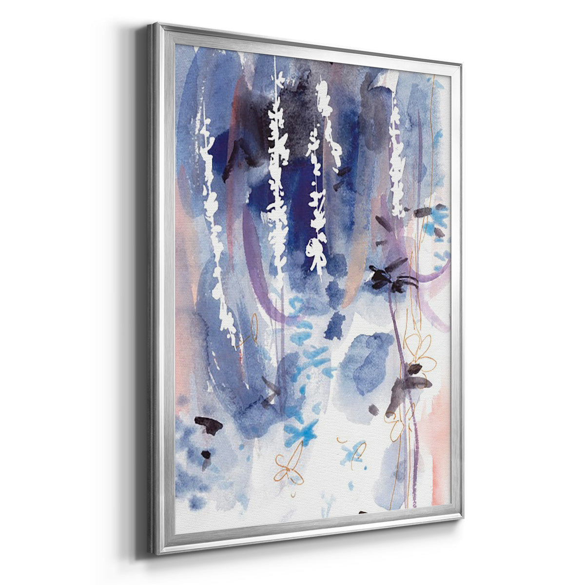 Late Night Breeze II - Modern Framed Canvas Print