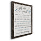 Guide to Self Care - Premium Canvas Framed in Barnwood - Ready to Hang