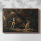 The Reverend Thomas Levett and Favourite Dogs, Cock-Shooting, 1811 - Floater Framed Canvas Print