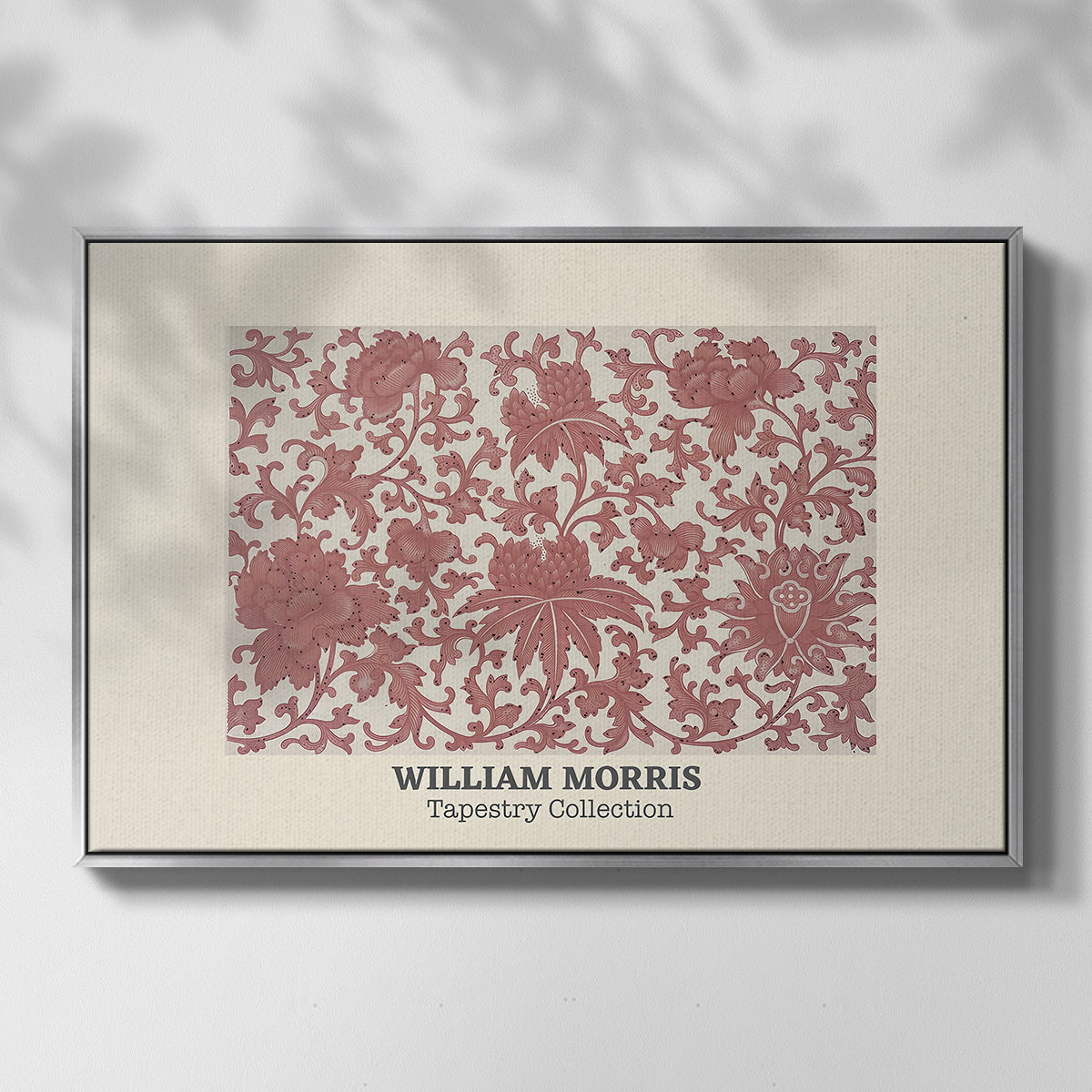 Examples of Chinese Ornament, Pl. XCIII (Morris Inspired), 1867 - Floater Framed Canvas Print