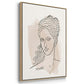 Greek Busts IV - Framed Premium Gallery Wrapped Canvas L Frame 3 Piece Set - Ready to Hang