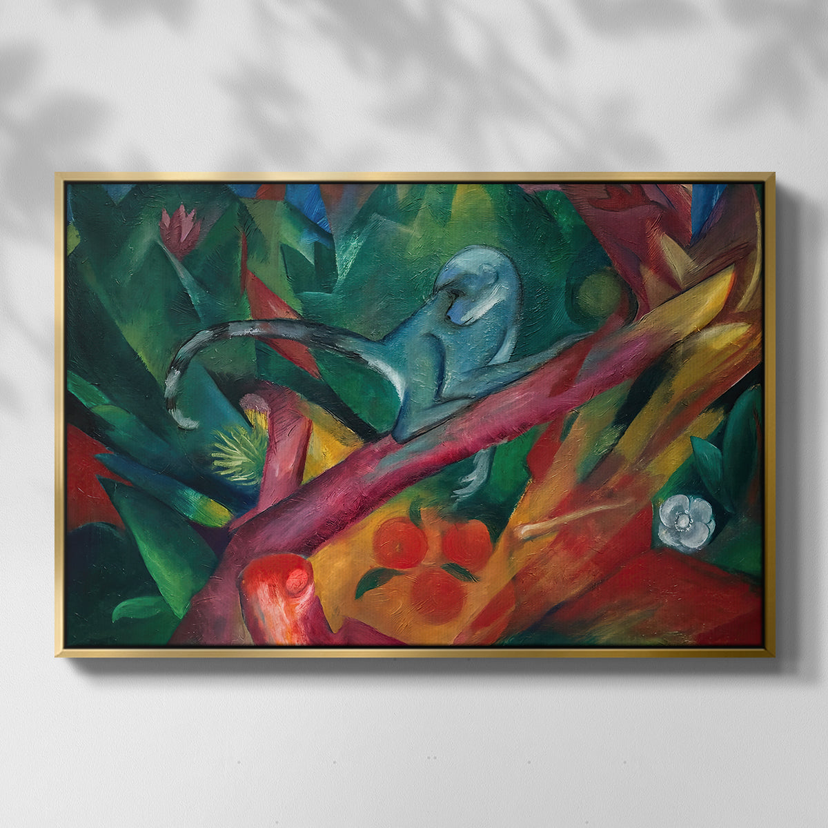 The Monkey, 1912 - Floater Framed Canvas Print
