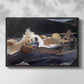 Shooting the Rapids, Saguenay River, 1905-1910 - Floater Framed Canvas Print