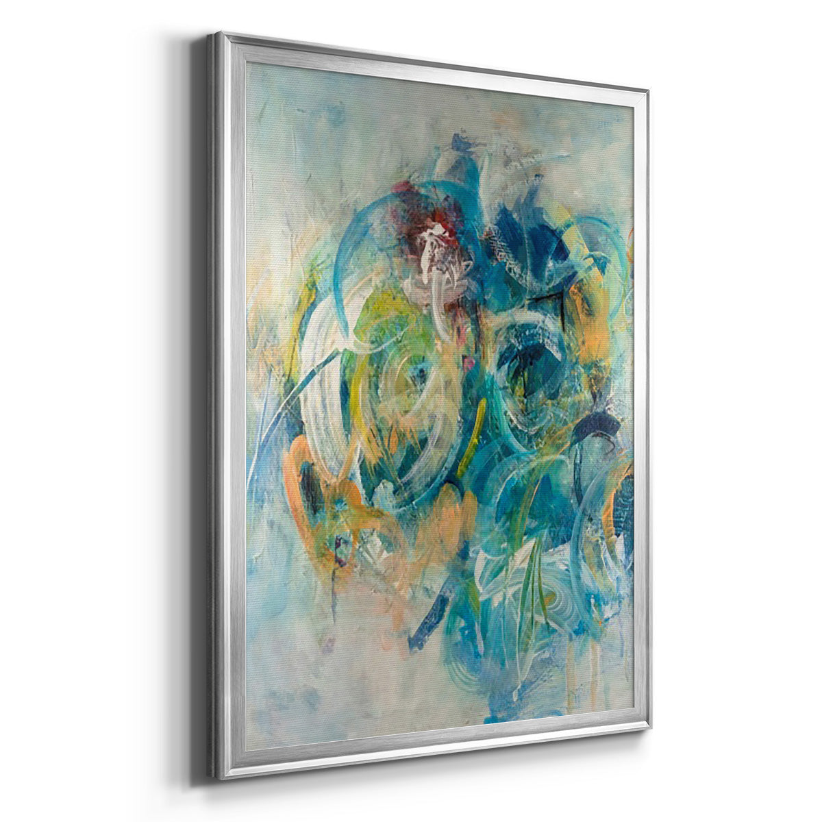 Silent Energy II - Modern Framed Canvas Print