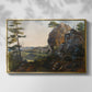 Landscape with the Balbersteine near Miesenbach, 1839 - Floater Framed Canvas Print