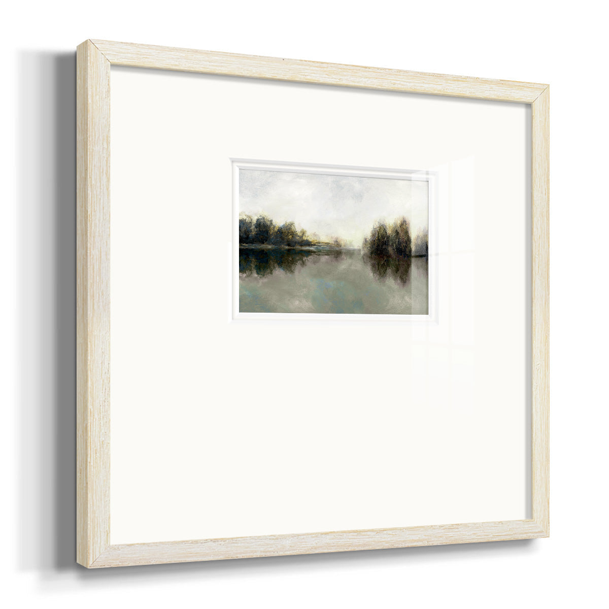 Rainy Sunset Premium Framed Print Double Matboard