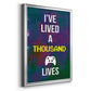 Gamer at Play I - Modern Framed Canvas Print