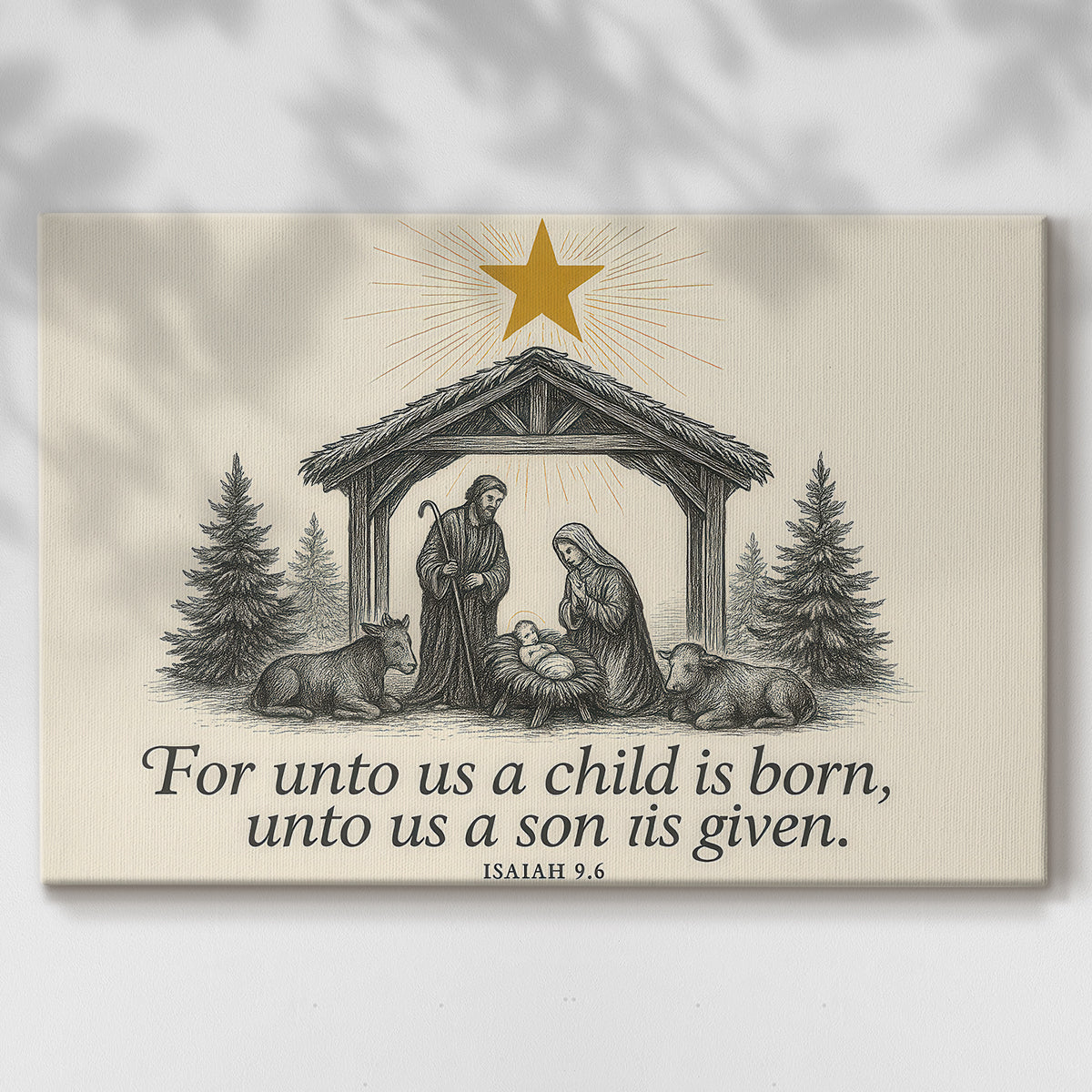 Gilded Serenade - Canvas Art Print