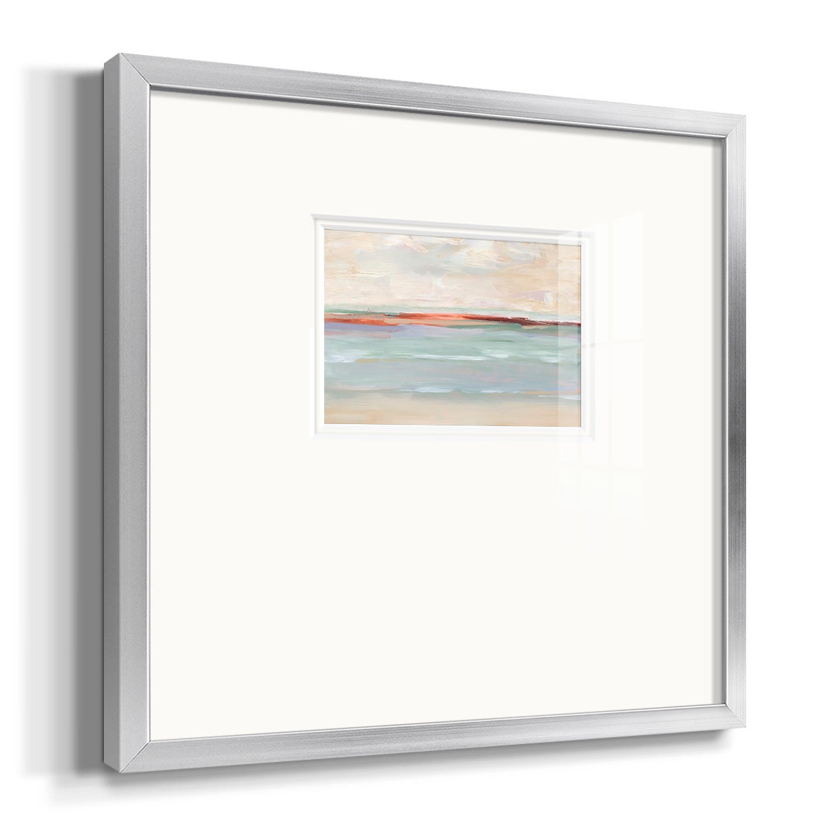 Sienna Horizon I Premium Framed Print Double Matboard