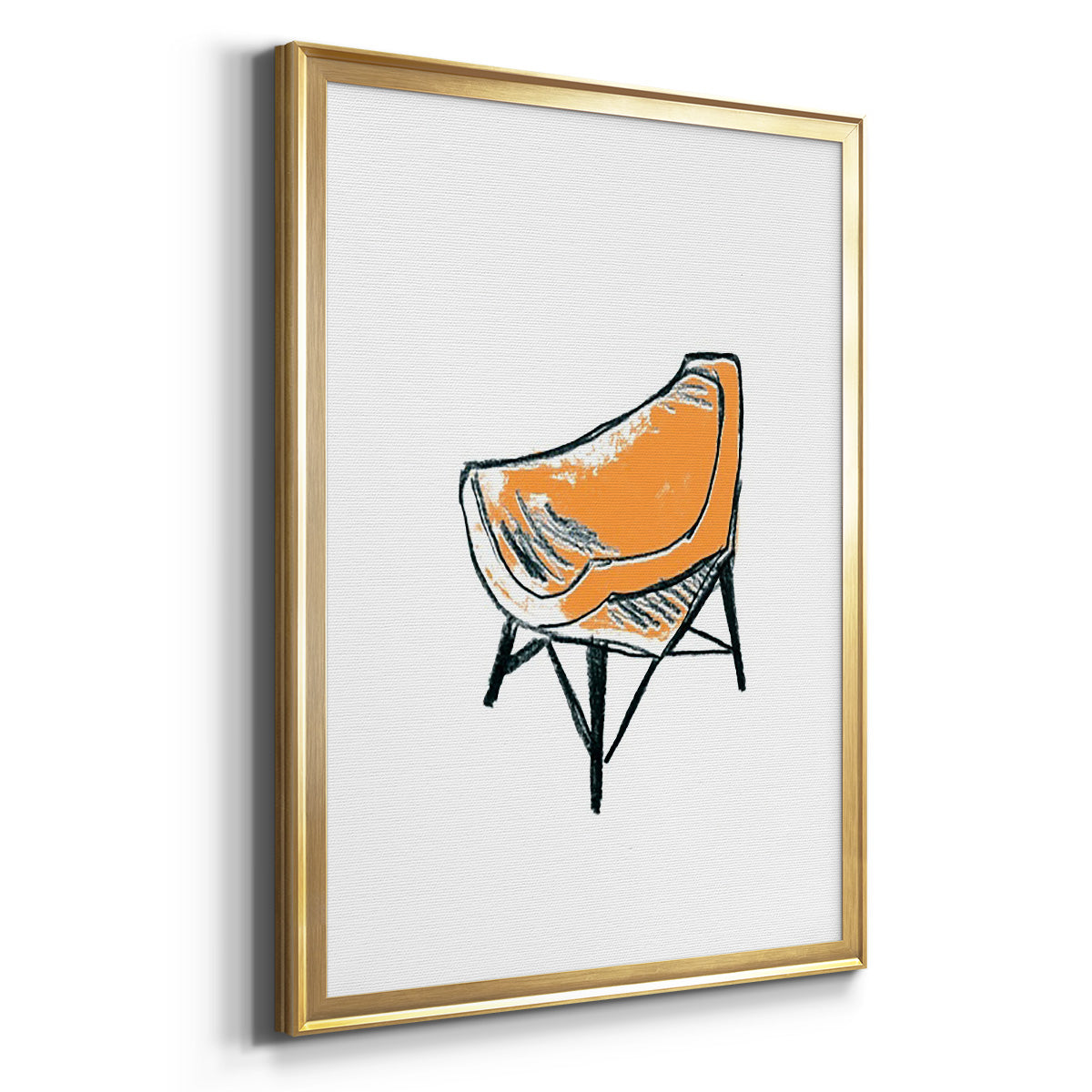 Take a Seat XII - Modern Framed Canvas Print