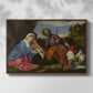 The Holy Family with a Shepherd, c. 1510 - Floater Framed Canvas Print