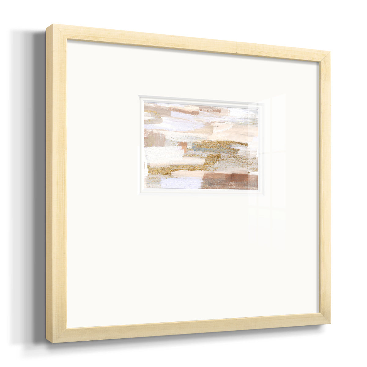 Gold Quartz II Premium Framed Print Double Matboard