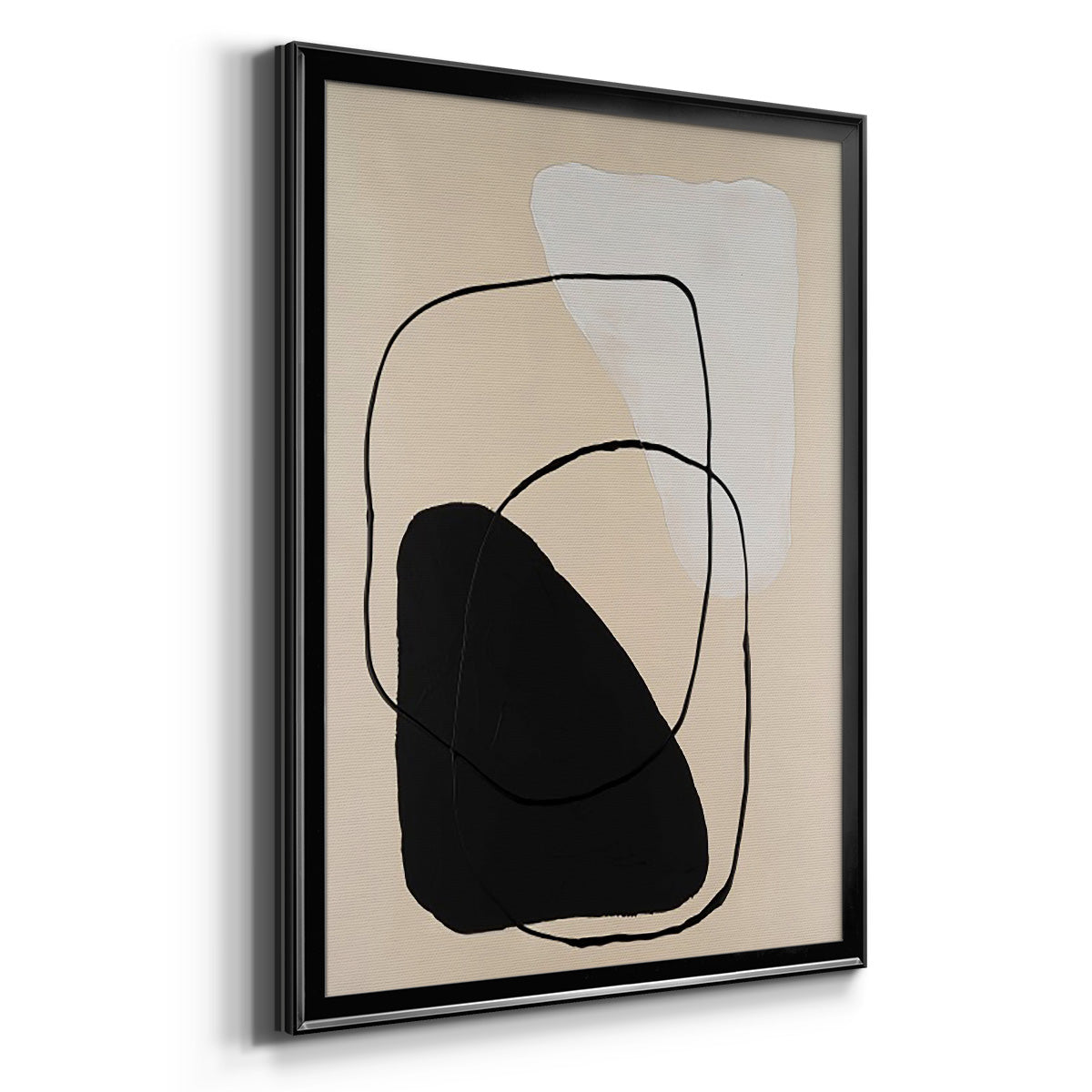 Avant Mod II - Modern Framed Canvas Print