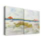 Sketchy Beach I Premium Gallery Wrapped Canvas - Ready to Hang