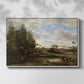 Washerwomen at the Water's Edge, c. 1860-1870 - Floater Framed Canvas Print