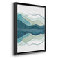 Icicle Range I - Modern Framed Canvas Print