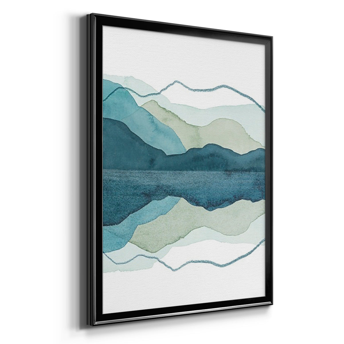 Icicle Range I - Modern Framed Canvas Print