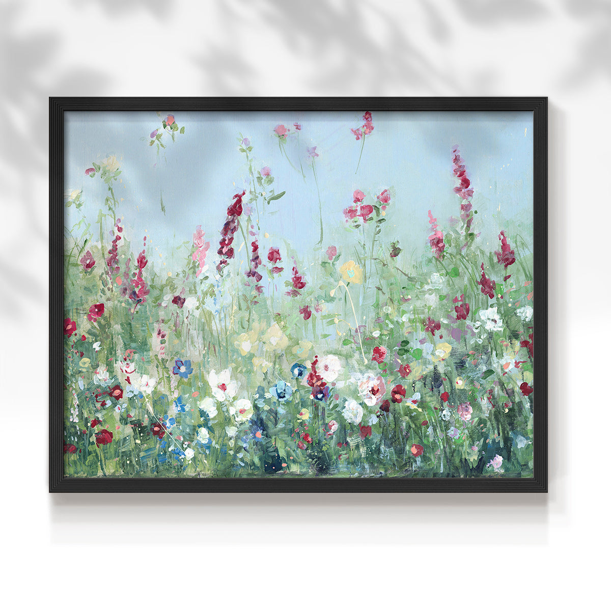 44433,wildflower,painting,landscape,meadow,flowers,nature,floral,tranquility,blue sky,colorful blooms,spring,artwork,garden,close-up,day scene,brush strokes,natural beauty,environment,botanical,flora,creative,serene,beauty,home decor,contemporary,visual art,scenic,summer,color palette,vivid,natural light,scenic view,inspiration,art gallery,elegant,Re-stickable,Plants & Flowers