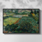 Field with Poppies, Saint-Rémy, 1889 - Floater Framed Canvas Print