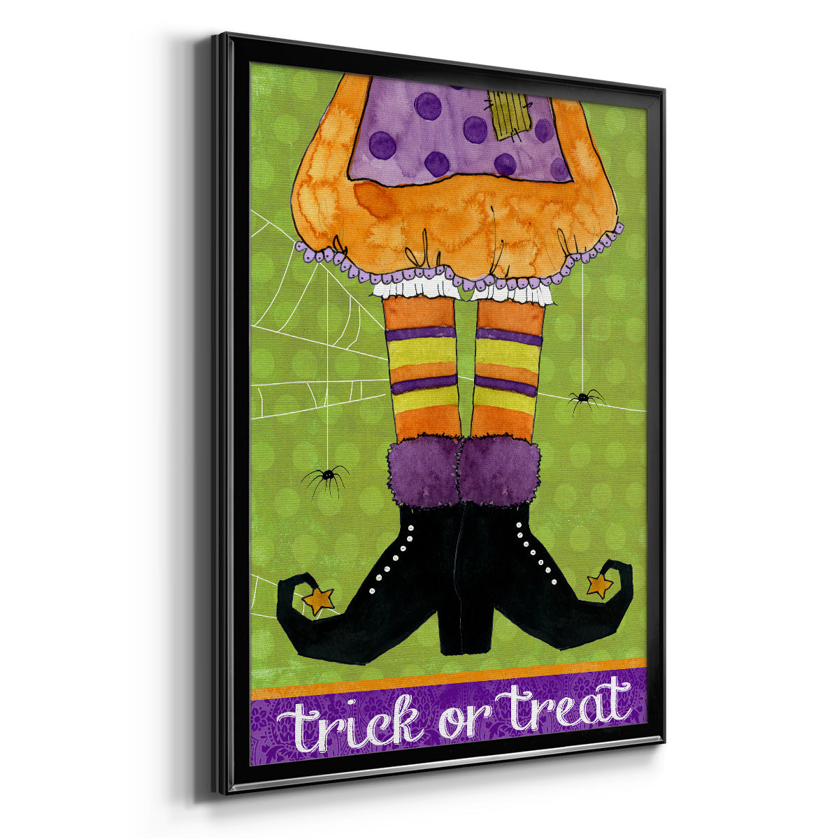 Trick or Treat - Modern Framed Canvas Print