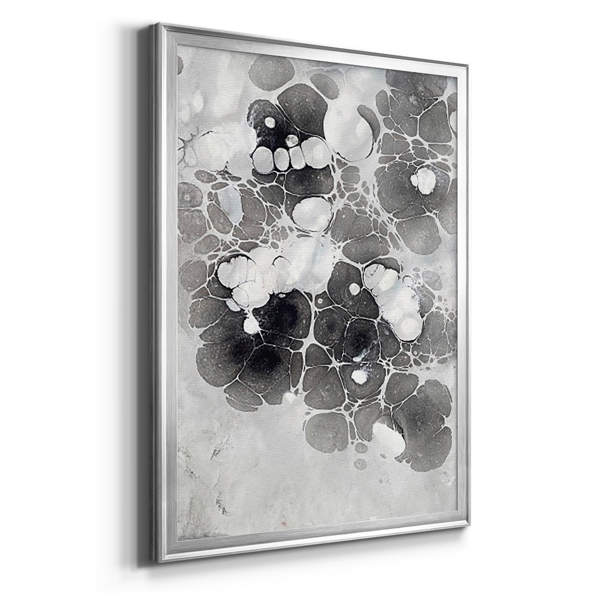 Marbling XIII - Modern Framed Canvas Print