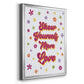 Show Yourself More Love - Modern Framed Canvas Print