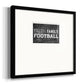 Faith Family Football Premium Framed Print Double Matboard