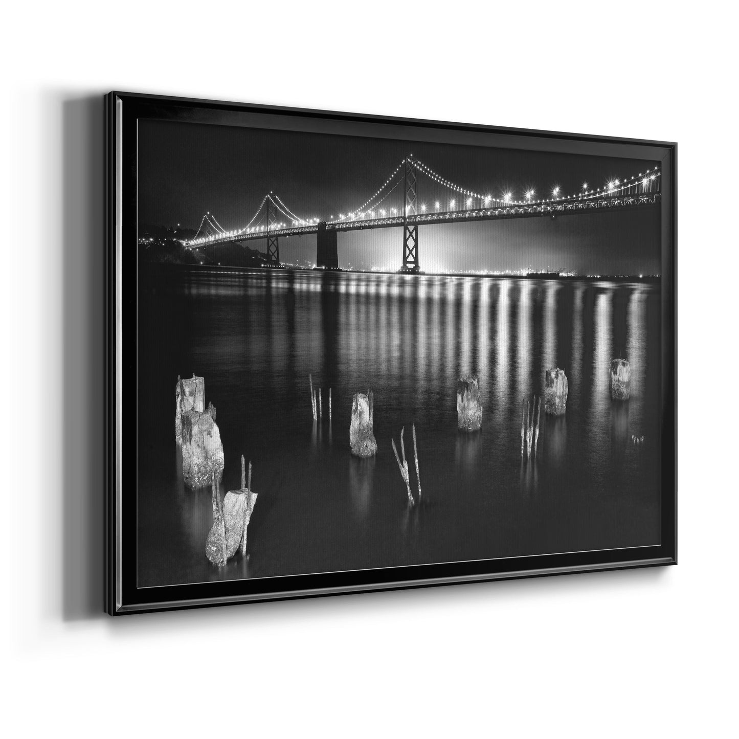 Night Reflections Premium Classic Framed Canvas - Ready to Hang