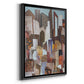 Metropolis - Modern Framed Canvas Print