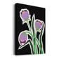 Pop Flowers II Premium Gallery Wrapped Canvas - Ready to Hang