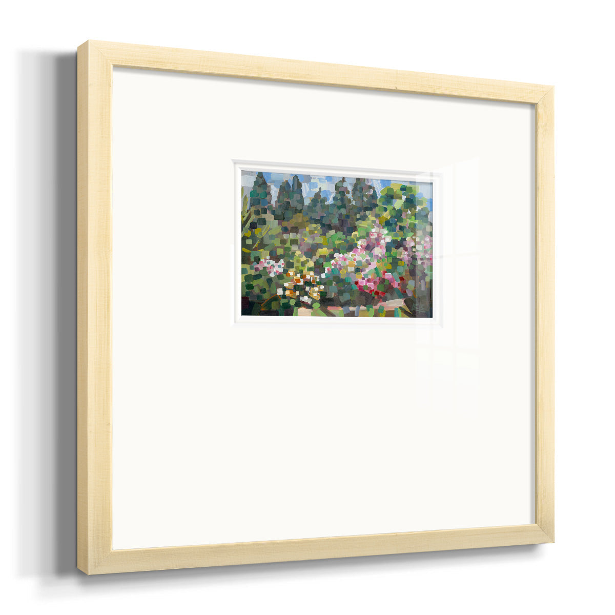 Arboretum in Spring Premium Framed Print Double Matboard