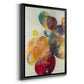 Earthy Fragments II - Modern Framed Canvas Print