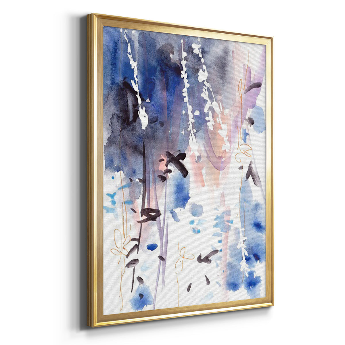 Late Night Breeze IV - Modern Framed Canvas Print