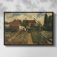 Garden of a Florist (The Flower Garden), 1864 - Floater Framed Canvas Print