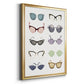 Vintage Glasses I - Modern Framed Canvas Print