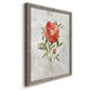 Linen Peony - Premium Canvas Framed in Barnwood - Ready to Hang