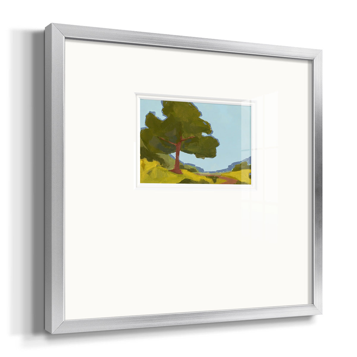 Bright Park II Premium Framed Print Double Matboard