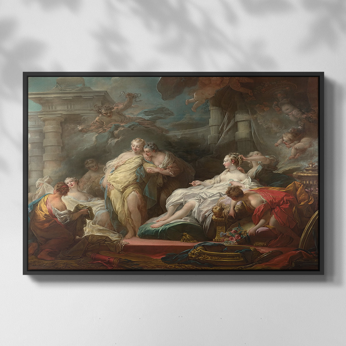 Psyche Showing Her Sisters Her Gifts from Cupid, 1753 - Floater Framed Canvas Print