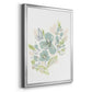 Seafoam Petals III - Modern Framed Canvas Print