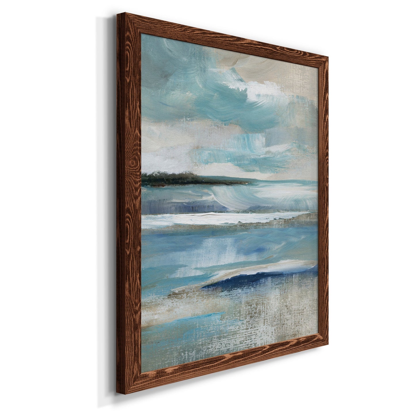 Distant Drama I - Premium Canvas Framed in Barnwood - Ready to Hang