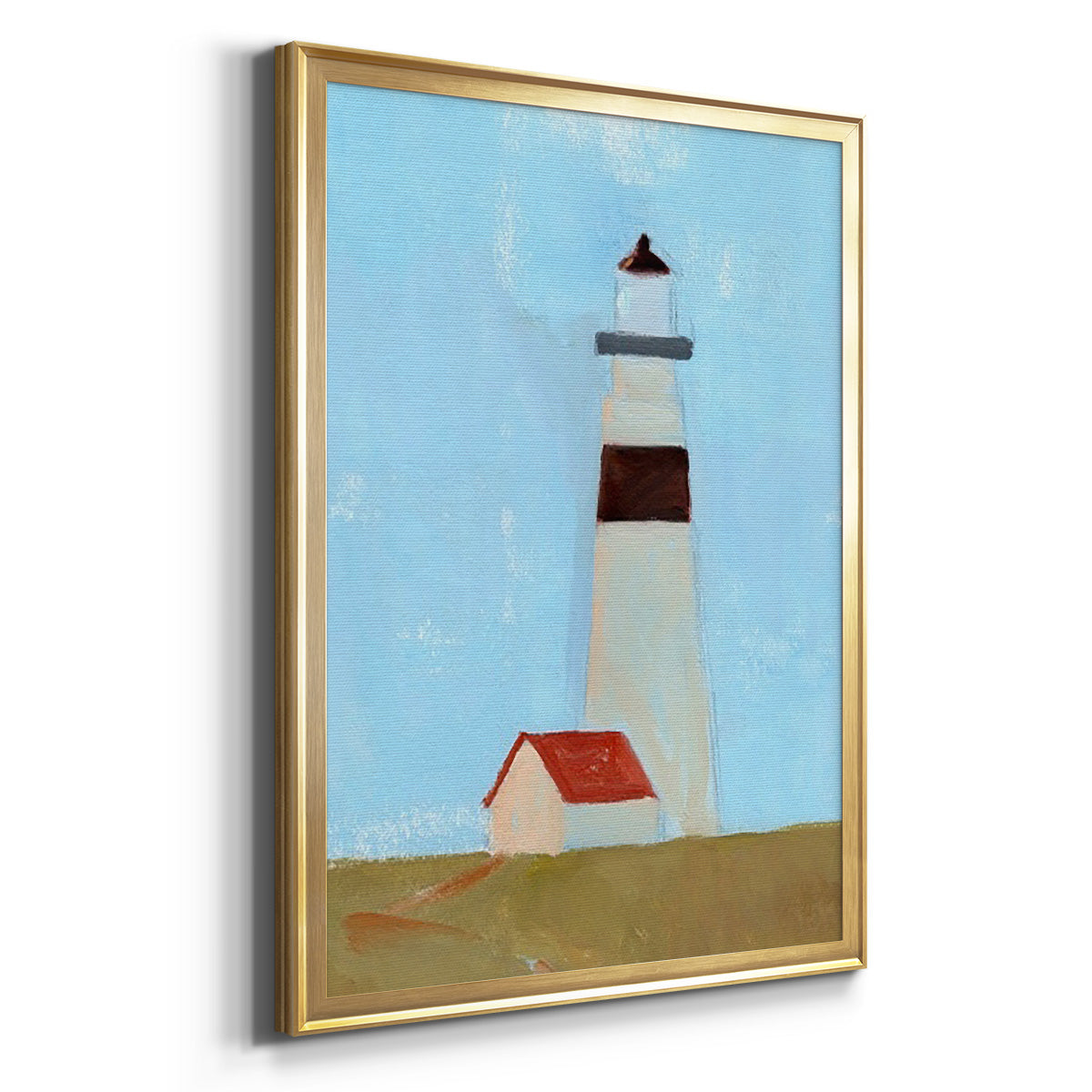 Lookout Point II - Modern Framed Canvas Print