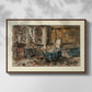 Cabinet de Flaubert à Croisset, 1874 - Floater Framed Canvas Print