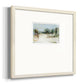 Wintery Horizon III Premium Framed Print Double Matboard