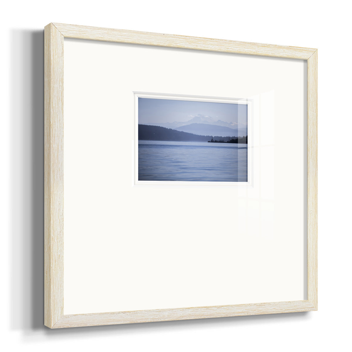 Blue Serenity Premium Framed Print Double Matboard